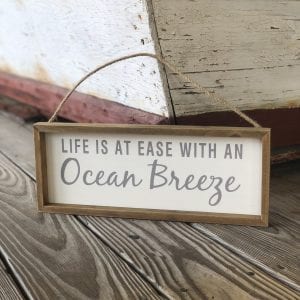Ocean Breeze sign